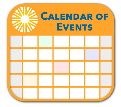 An orange rounded calendar icon graphic with text: Calendar of events.  /></div>
		<h2>Events Calendars</h2>
<p>Want to stay up-to-date on events at the Ozark Regional Library? <!--As an alternative to our Facebook page you can also check our  <a href=